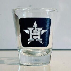 NEW Houston Astros MLB Baseball shot glass